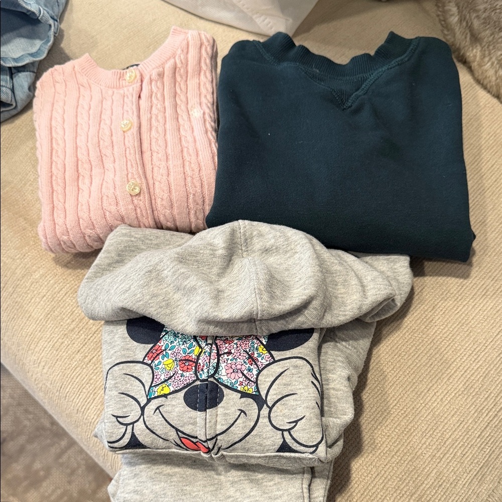 Polo by Ralph Lauren Pink Cable Knit Cardigan
